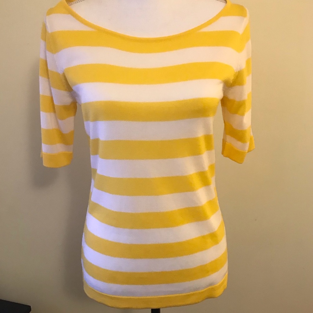 Lightweight striped spring sweater